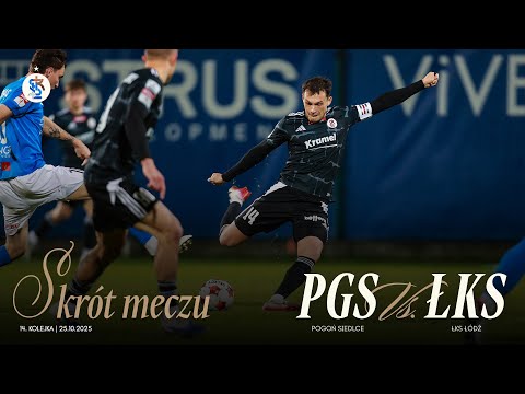 14K | SKRÓT MECZU | Pogoń Siedlce - ŁKS Łódź 3:1
