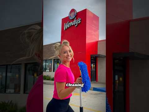 I Cleaned An Abandoned Wendy’s Bathroom For Free ❤️