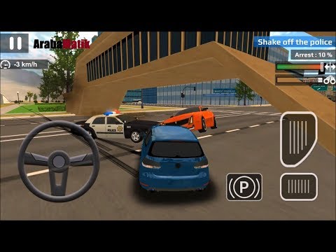 Direksiyonlu Araba Simulatör Oyunları // Crime Car Driving Simulator - Android Gameplay FHD