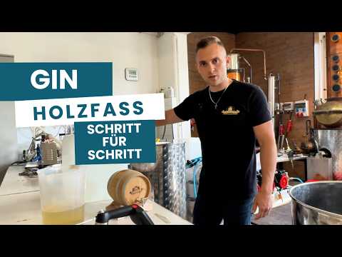 Gin veredeln im Holzfass 🍸 Eichenfass vorbereiten & befüllen – Schritt für Schritt