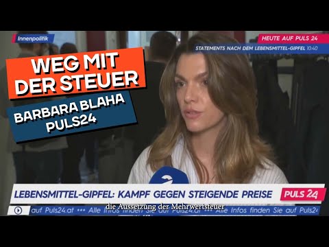 Was tun gegen die enormen Lebensmittelpreise? Barbara Blaha im Puls24-Interview.