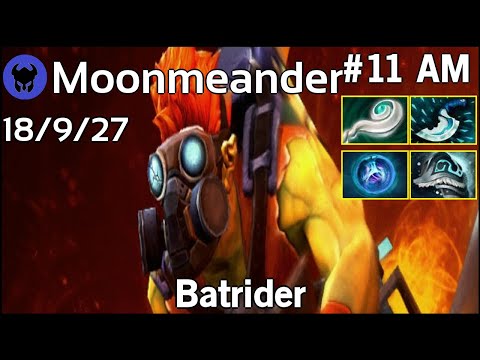 Moonmeander [Tigers] plays Batrider!!! Dota 2 7.20