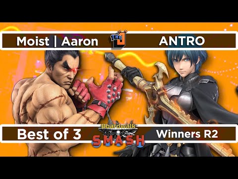 Moist | Aaron (Kazuya) vs ANTRO (Byleth) Winners R2 - Boardwalk Smash #36 - SSBU