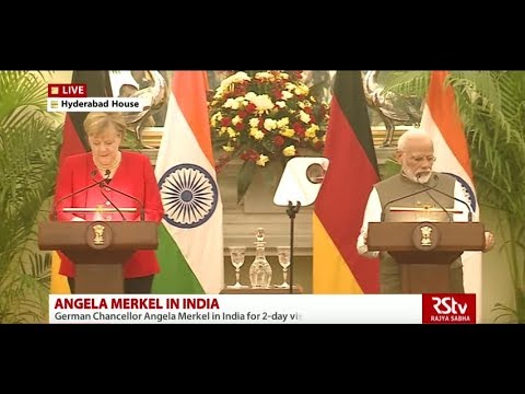 Joint press statement by PM Narendra Modi and German Chancellor Angela Merkel Video