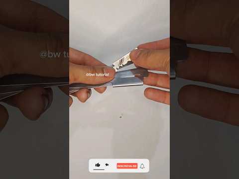 COMO PRENDER A LAMINA NA NAVALHA, como usar a navalha e navalhete