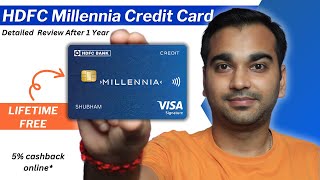 HDFC Millennia Credit Card Detailed Review After 1 Year | Pros and Cons