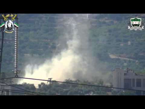 استهداف حاجز الرابية بقذائف الهاون من قبل لواء يوسف العظمة في ريف إدلب ضمن معركة الفتح المبين