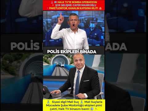 ⭐ HALK TV'YE BOMBA OPERASYON: KANALA KAYYUM ATANDI, CAFER MAHİROĞLU'NA GÖZALTI KARARI! 🎯  

🚀 Hani siz günlerce dürüstlük masalları anlatıp trollerle algı operasyonu yapıyordunuz? 📢  

📢 Mali Suçlarla Mücadele Şube Müdürlüğü ekipleri pimi çekti, Halk TV binasını bastı! ✨  

⭐ Kanala kayyum atandığı ve kanalın sahibi Cafer Mahiroğlu hakkında gözaltı kararı çıkarıldığı resmen açıklandı! 🔥  

🎯 BİNAYA GİRİŞLER YASAKLANDI, POLİS EKİPLERİ HER YERDE ARAMA YAPIYOR! 🔥  

📢 Maskeler düşüyor, kirli çarklar birer birer patlıyor! 🔥  

📢 Kanal binasının içi mali ekiplerin ablukası altında, polisin demir bariyerleriyle girişler tamamen kesildi! ✨  

🚀 Ekranlarda dürüstlük heykeli kesilenlerin arka planda çevirdiği dolaplar adalet duvarına çarptı. ⭐  

✨ YALAN ÜZERİNE KURULU DÜZENİNİZ BAŞINIZA YIKILIYOR! 📢  

💎 Millete kara propaganda yapıp kendi pisliklerini halının altına süpürenler şimdi köşeye sıkıştı! 📢  

📢 Hakikat tokadı öyle bir indi ki, ne diyeceklerini, hangi yalanın arkasına sığınacaklarını şaşırdılar. 🎯  

🎯 GÖZALTI KARARLARI VE KAYYUM DARBESİYLE KİRLİ TEZGAHLARINIZ TARİHE GÖMÜLÜYOR! 🔥  

🚀 👇 Olayın Tüm Perde Arkası, Belgeler ve Detaylar ! 💎 👇 

✨ Yazan: Bülent Taşgın 

⭐ #BulentTasgin #MakyajsizGercekler #HalkTV #CaferMahiroglu #Kayyum #Siyaset #Gundem #SonDakika #Haber #Politika 
