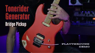 Video thumbnail for Tonerider Generator Bridge Pickup | Playthrough Demo by Damir Puh