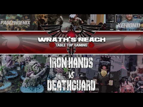 Iron Hands vs Deathguard || 2000 Point 9th Edition Strikeforce Live Battle Report