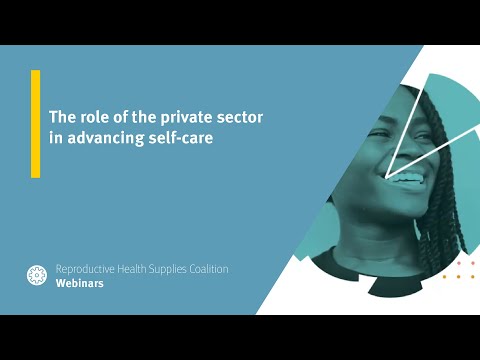 The role of the private sector in advancing self-care