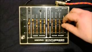 Video thumbnail for Vintage 1979 Electro-Harmonix Micro Synthesizer by GMR spares