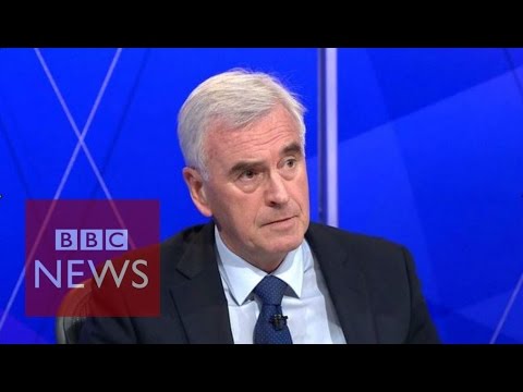 John McDonnell apologises for IRA remark - BBC News Video