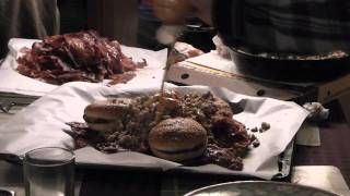 Jack Daniels Pizza Burger - Norwegian Meal Time