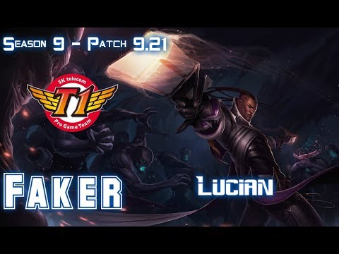 SKT T1 Faker LUCIAN vs XERATH Mid - Patch 9.21 EUW Ranked