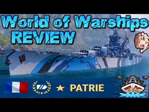 Patrie T11 *Superschiff* FR/BB ist STRONK! "Review"⚓️ in World of Warships 🚢