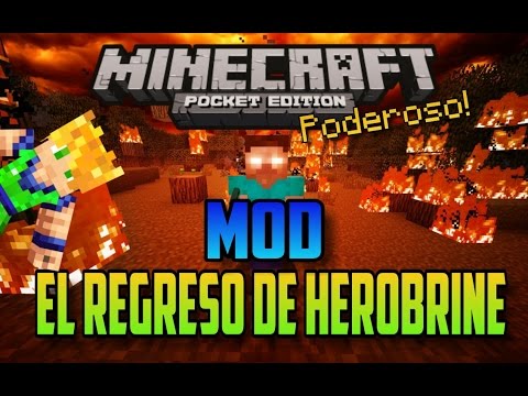 Minecraft Pocket Edition - El Regreso de Herobrine - Mod Video