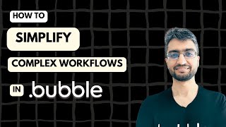 Download the video "Simplify complex workflows in Bubble with this technique | NoCode"