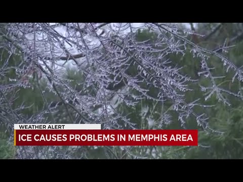 Ice causing issues in Memphis