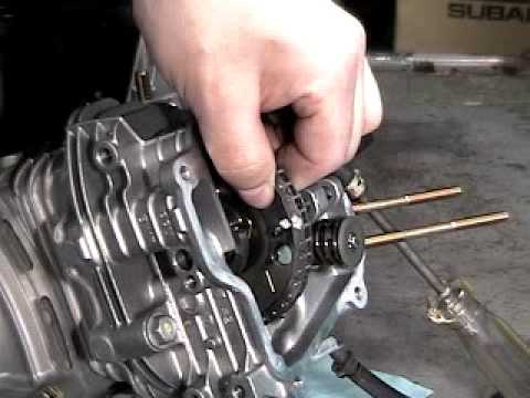 Cylinder Head Removal and Installation on a Subaru EX Series Engine