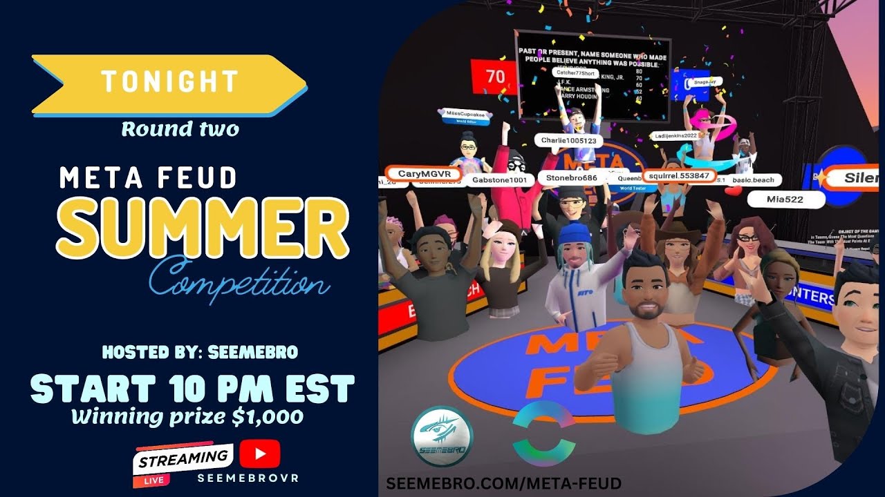 META FEUD SUMMER COMPETITION  ROUND 2