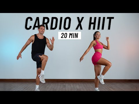 20 MIN CARDIO HIIT WORKOUT - ALL STANDING - Full Body, No Equipment, No Repeats