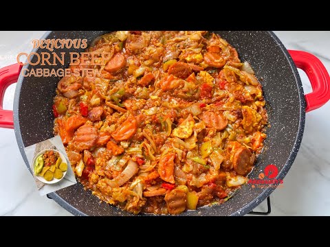HOW TO MAKE THE BEST CABBAGE STEW|CORN BEEF CABBAGE...