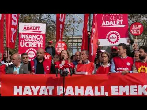 DİSK Genel Başkanı Arzu Çerkezoğlu, Kadıköy’de EMEKÇİ BULUŞMASI’nda #GelirdeVergideÜlkedeAdalet dedi