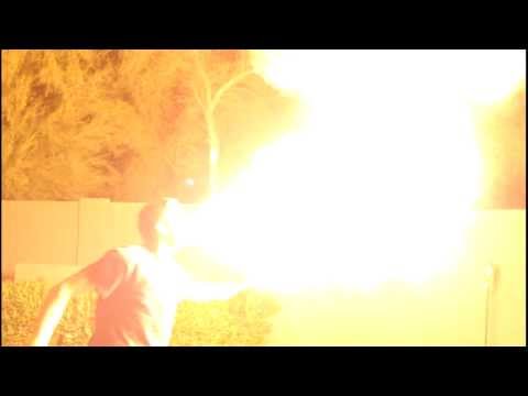 Insane Fire ball  Stunt session with DJ Ascension    www.djascension.com