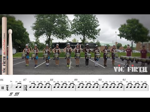 2015 Cadets Snares - LEARN THE MUSIC to "Waltz"