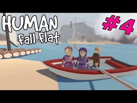 Human: Fall Flat / Water Level 🌊🚣‍♀️ / Boats, Watermill, & Gondola / Episode #4 Video