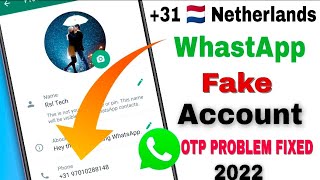 How To Create 🇳🇱 Netherlands Whatsapp Account Without Phone Number Free | Whatsapp Id Kaise Banaye