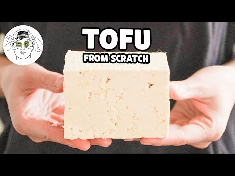 Making Tofu from Scratch with Fresh Soybeans | From Scratch