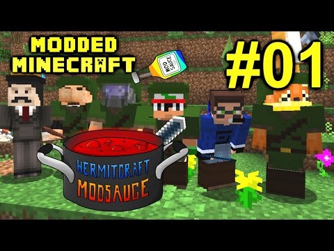 Minecraft Mod Sauce Ep. 1 - Journey Begins ( HermitCraft Modded Minecraft )
