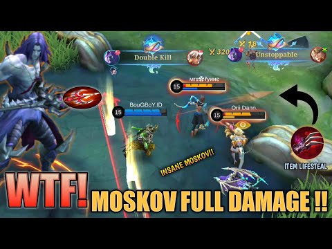 MOSKOV ONE HIT WITH INSPIRE !? INSANE DAMAGE !! Build Moskov Tersakit Emblem MM