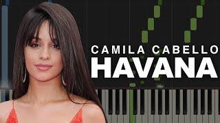 Camila Cabello ft. Young Thug - Havana | Piano Tutorial &amp; Sheets