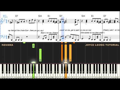 Camila Cabello - Havana - Tutorial & Sheets