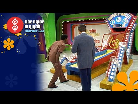 Contestant Rolls for Big Prize Package Playing Now-Retired SUPER BALL!!! - The Price Is Right 1983
