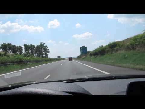 Headed toward Germany on the D5 in Czech Republic