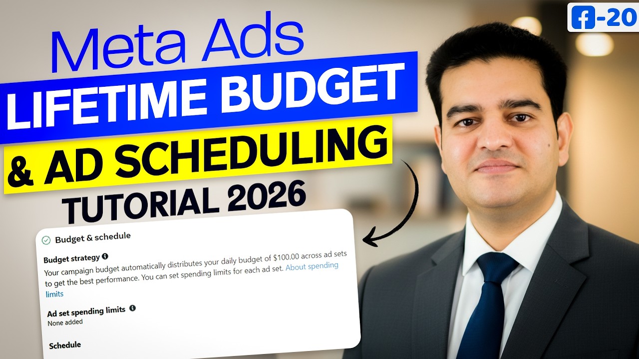 Meta Ads Scheduling and Lifetime Budget full Tutorial 2026 | #metaads2026