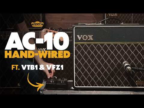 VOX AC10 핸드와이어드에 VTB-1과 VFZ-1을 쌓다, 크런치에서 7현 메탈까지