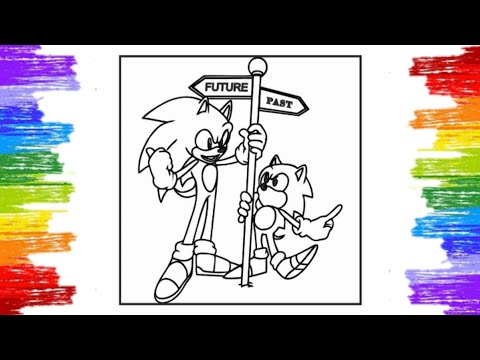 Sonic Coloring Pages/ Sonic and Sonic Kids/ Alan Walker -Fade [NCS Release]