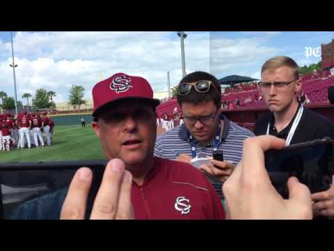 USC coach Chad Holbrook after Sunday's 9-4 loss to Kentucky #sports