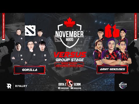 Gorilla vs Army Geniuses - Moon Studio November Mood 2022 - Group Stage - Game Highlights - BO2