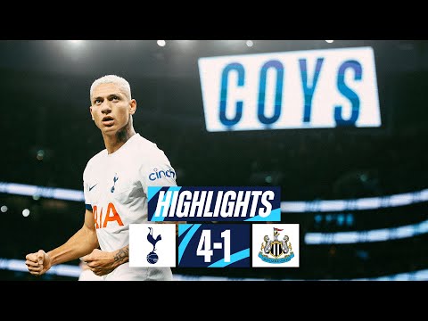 TOTTENHAM HOTSPUR 4-1 NEWCASTLE UNITED // PREMIER LEAGUE HIGHLIGHTS // RICHARLISON AT THE DOUBLE