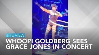 Whoopi Goldberg Sees Grace Jones In Concert | The View