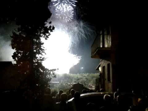 Pratola Peligna: fuochi pirotecnici in onore di Maria SS. della Libera 2014