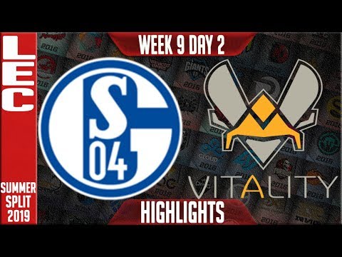 S04 vs VIT Highlights | LEC Summer 2019 Week 9 Day 2 | Schalke 04 vs Vitality