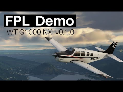 FS2020 | Flight Planning Demo | WT G1000 NXi v0.1.0