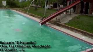 preview picture of video 'Balneario El Manantial en Las Chinamas, Ahuachapán, El Salvador, C.A.'